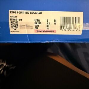 Keds Iridescent Silver Sneakers